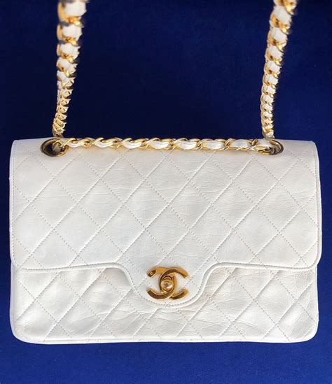 vintage white chanel|authentic Vintage Chanel.